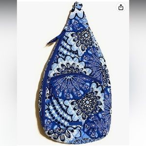 Vera Bradley Blue Star Medallion Essential Sling Backpack